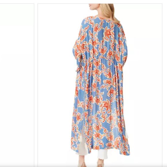 Jessica Simpson Laila Kimono - open front, and elbow kimono sleeves - Picture 2 of 4